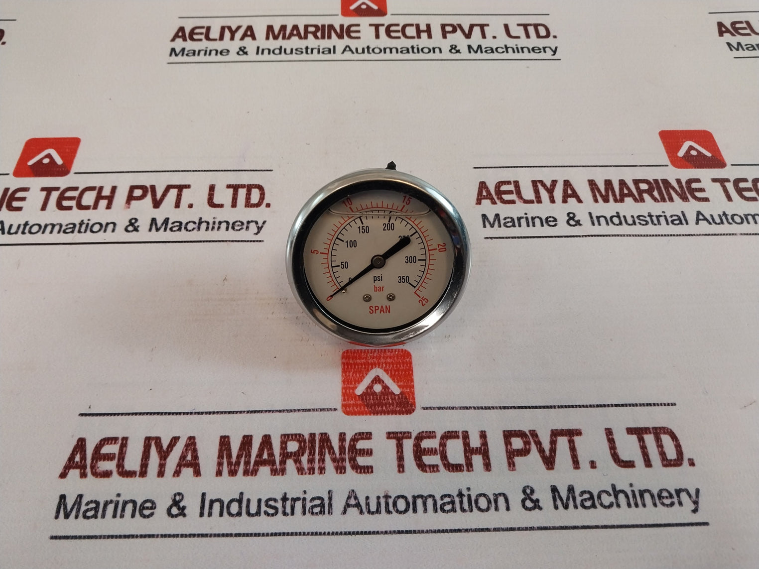 Span 0-350 Psi Pressure Gauge 0-25 Bar