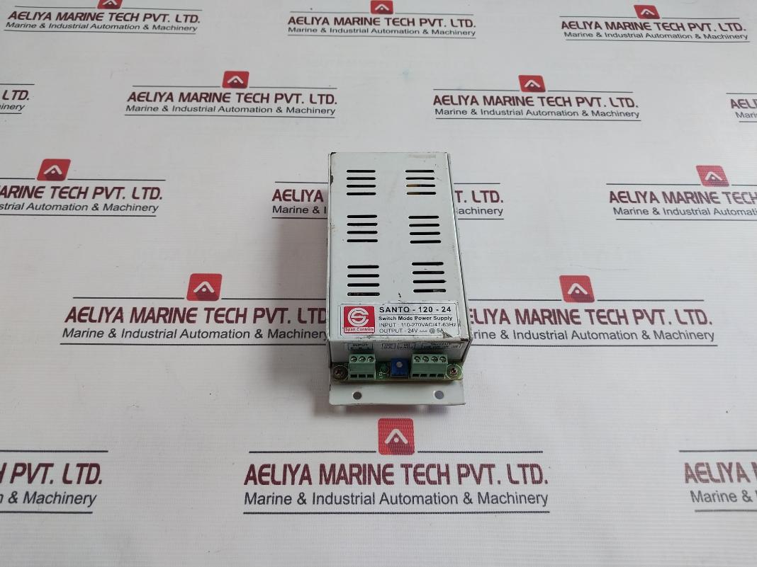 Span Controls Santo-120-24 Switch Mode Power Supply 110-270Vac/47-63Hz -24V 5A