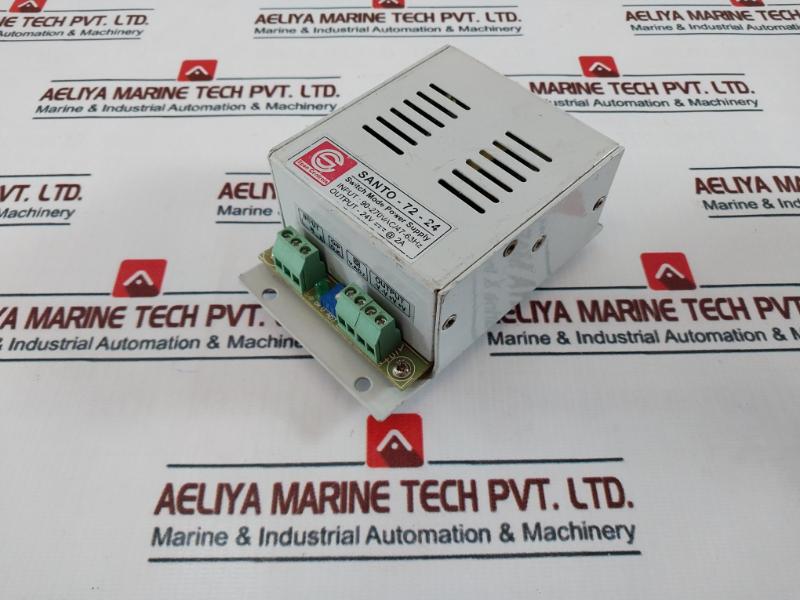 Span Controls Santo-72-24 Switch Mode Power Supply, 24V 2A, 90-270Vac