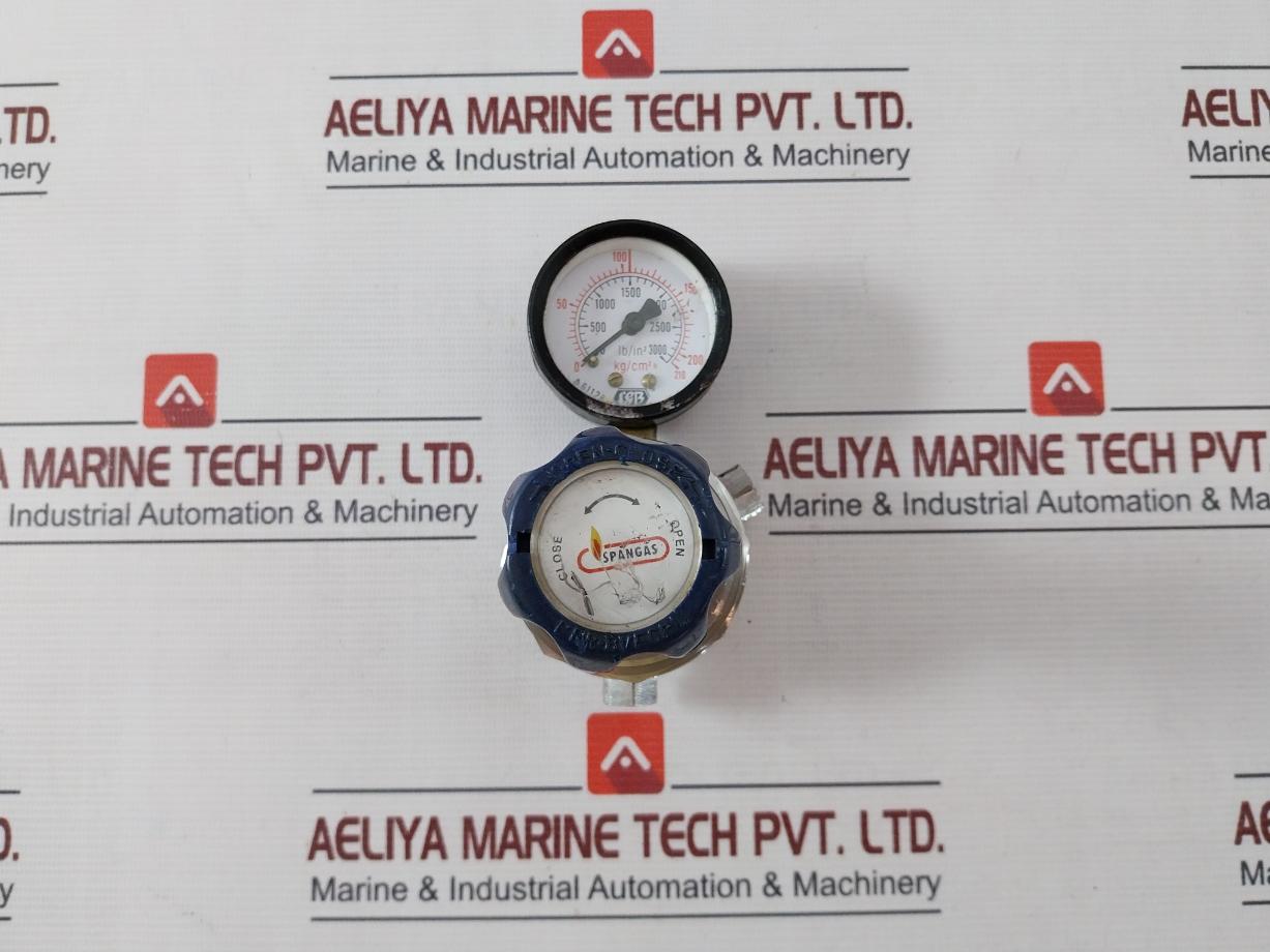 Spangas Pressure Reducing Regulator 0 To 210Kg/Cm2 A61128 Ss-316