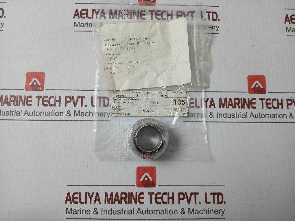 Spares Ball Valve Pip-0235.006 Pekos