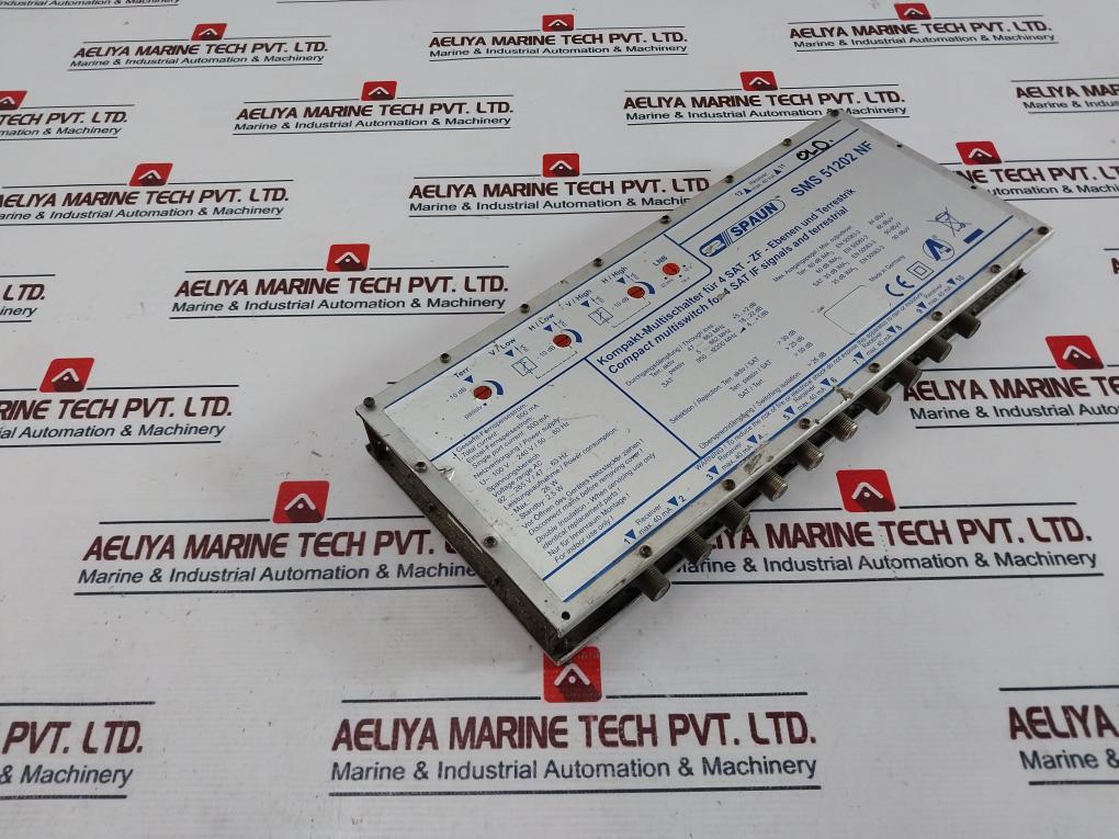 Spaun SMS 51202 NF Compact Multiswitch For 4 Sat IF Signals And Terrestrial