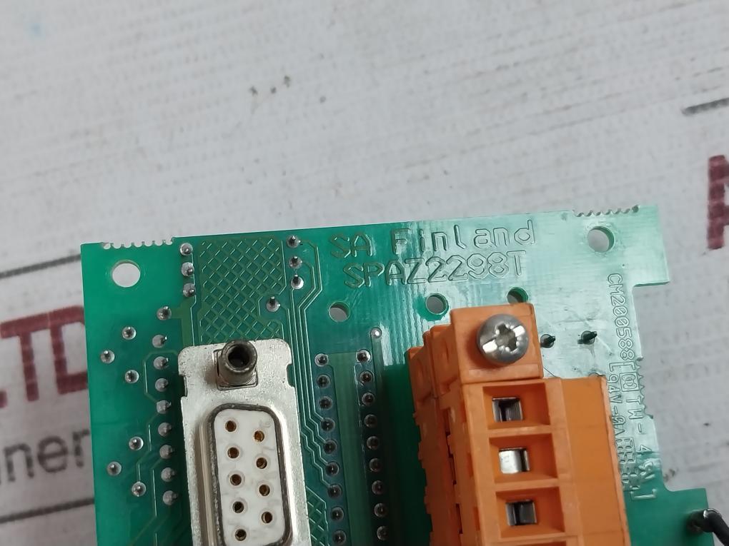 Spaz2298T Pcb For Motor Protection Relay 1Mrs050095 Tw-4 94V-0