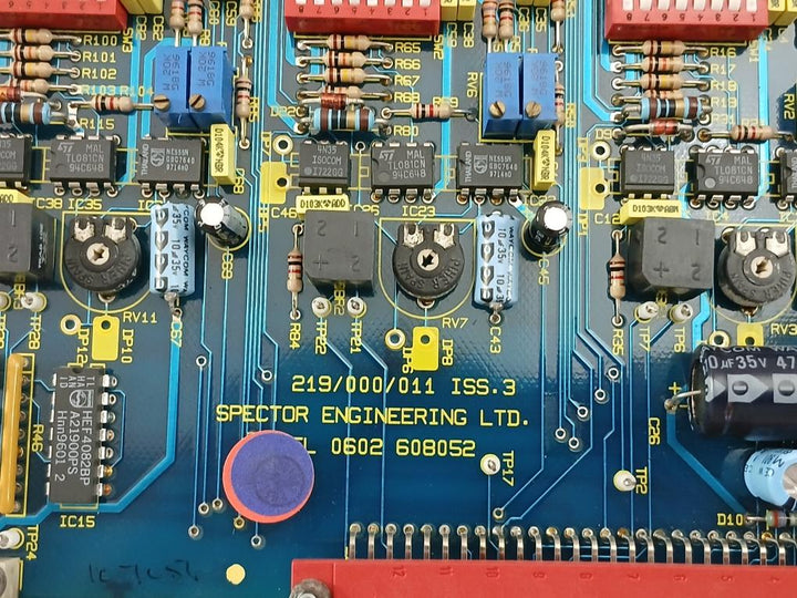 Spector Engineering Atu Audio Terminal Unit Pcb 219/000/011