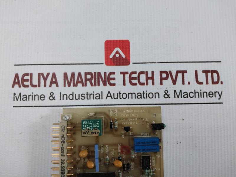 Speed Control And Measuring Circuit Board 2V72H114-3 Wartsila