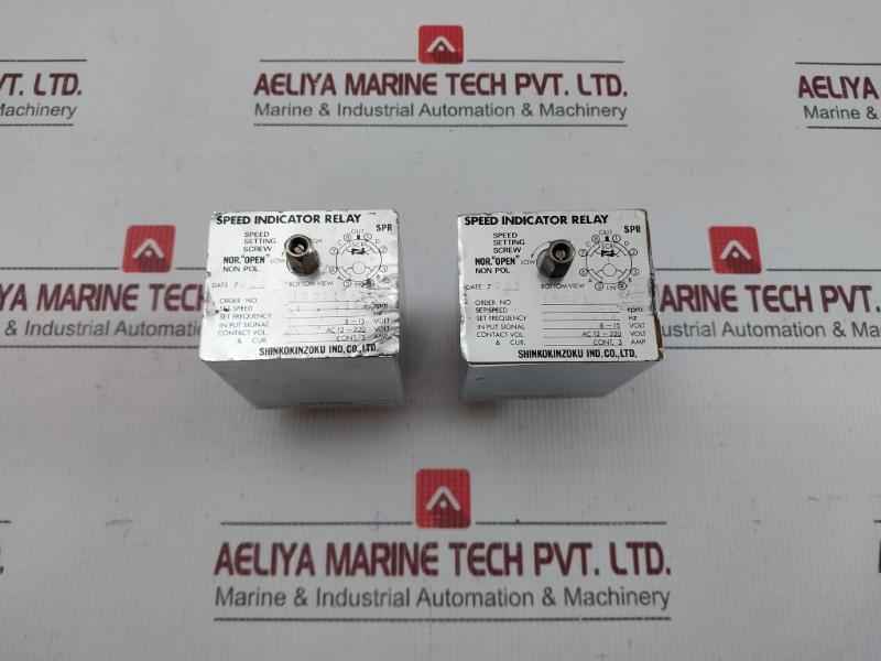 Speed Indicator Relay Spr 540 Rpm 162 Hz 8-15 Volt Shinko Kinzoku