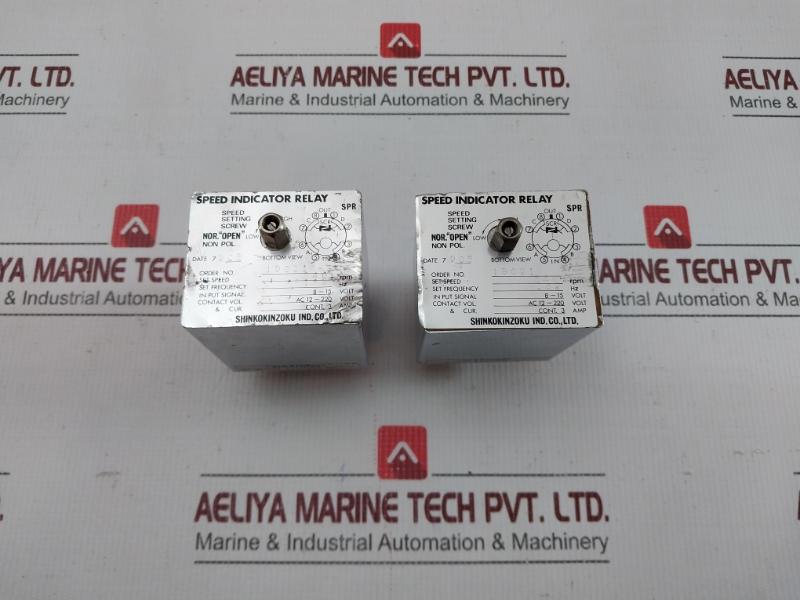 Speed Indicator Relay Spr 540 Rpm 162 Hz 8-15 Volt Shinko Kinzoku
