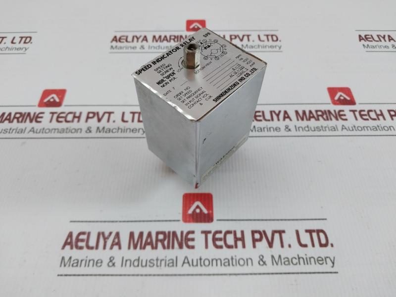 Speed Indicator Relay Spr 540 Rpm 162 Hz 8-15 Volt Shinko Kinzoku