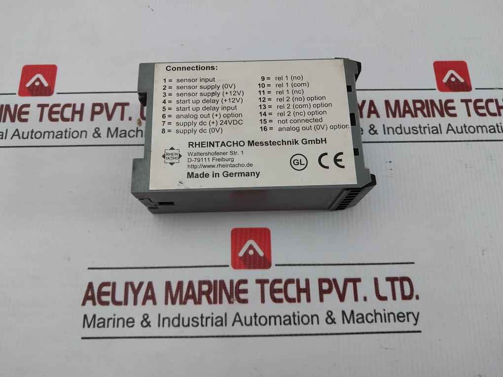 Speed Relay 24Vdc Rheintacho 5823.200