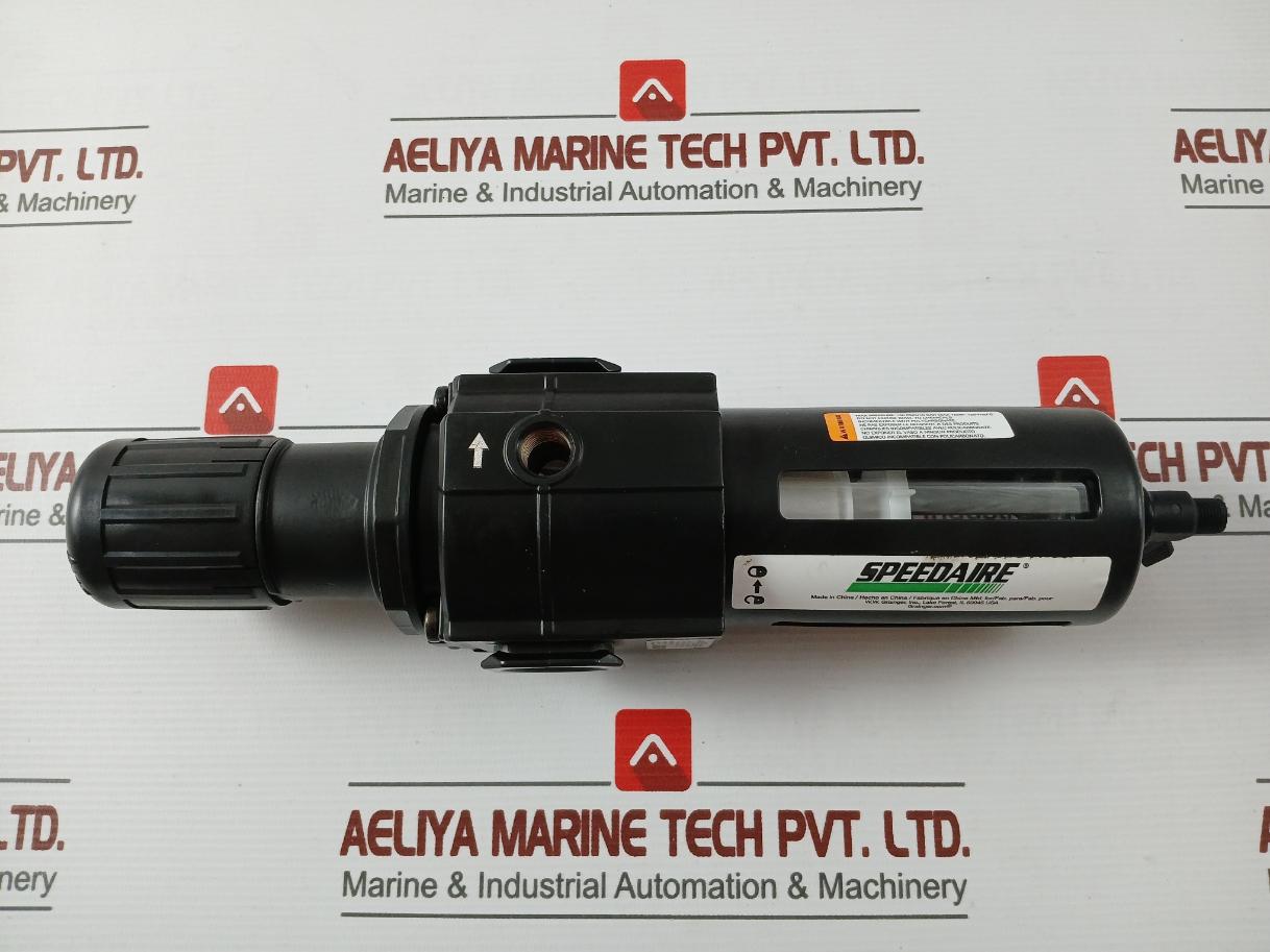 Speedaire 4Zl02A Pneumatic Regulator 150Psig/10Bar Max 0-160 Psi