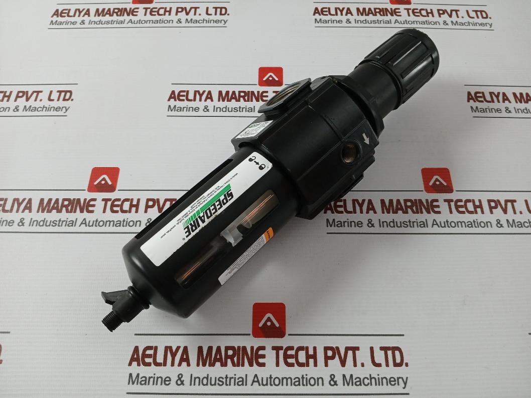 Speedaire 4Zl02A Pneumatic Regulator 150Psig/10Bar Max 0-160 Psi