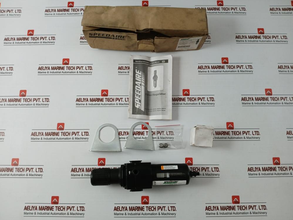 Speedaire 4Zl02A Pneumatic Regulator 150Psig/10Bar Max 0-160 Psi