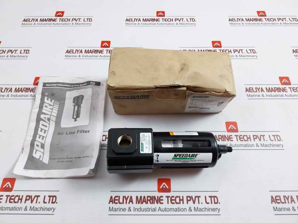 Speedaire 4Zl50A Compressed Air Filter 150 Psig/10 Bar