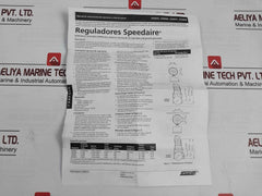 Speedaire 4Zm08 Air Regulator 300 Psig Max 21 Bar Max 160, 602-03-02