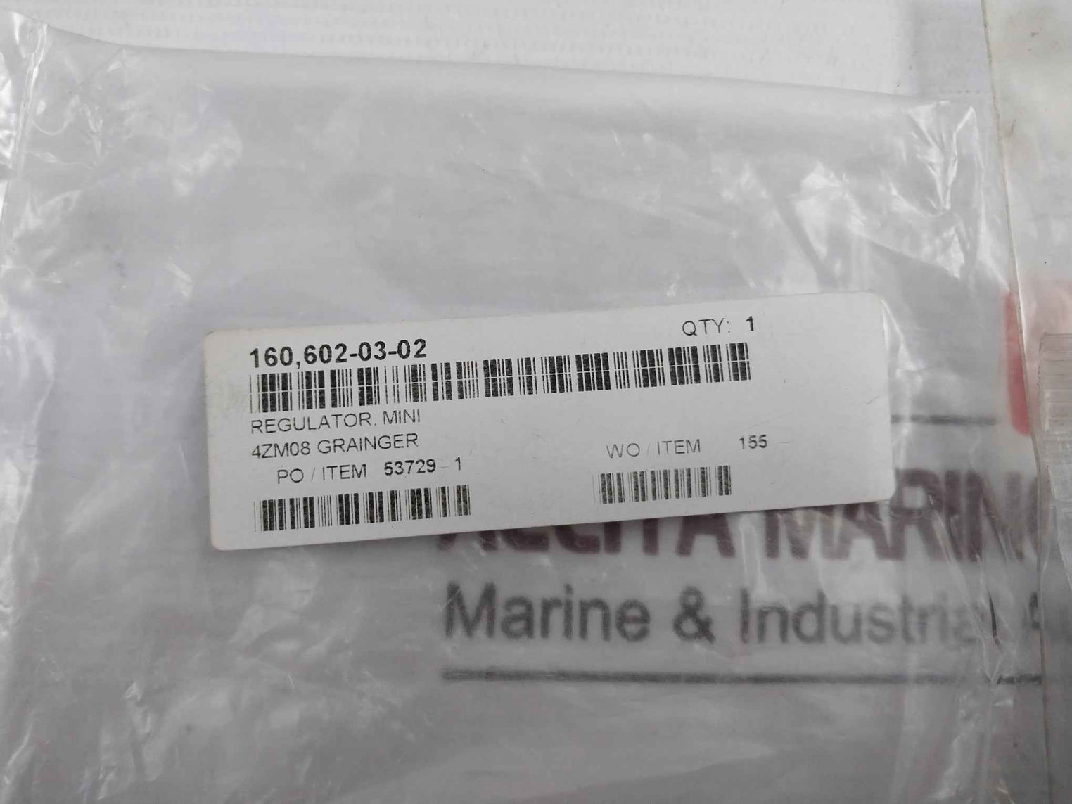 Speedaire 4Zm08 Air Regulator 300 Psig Max 21 Bar Max 160, 602-03-02