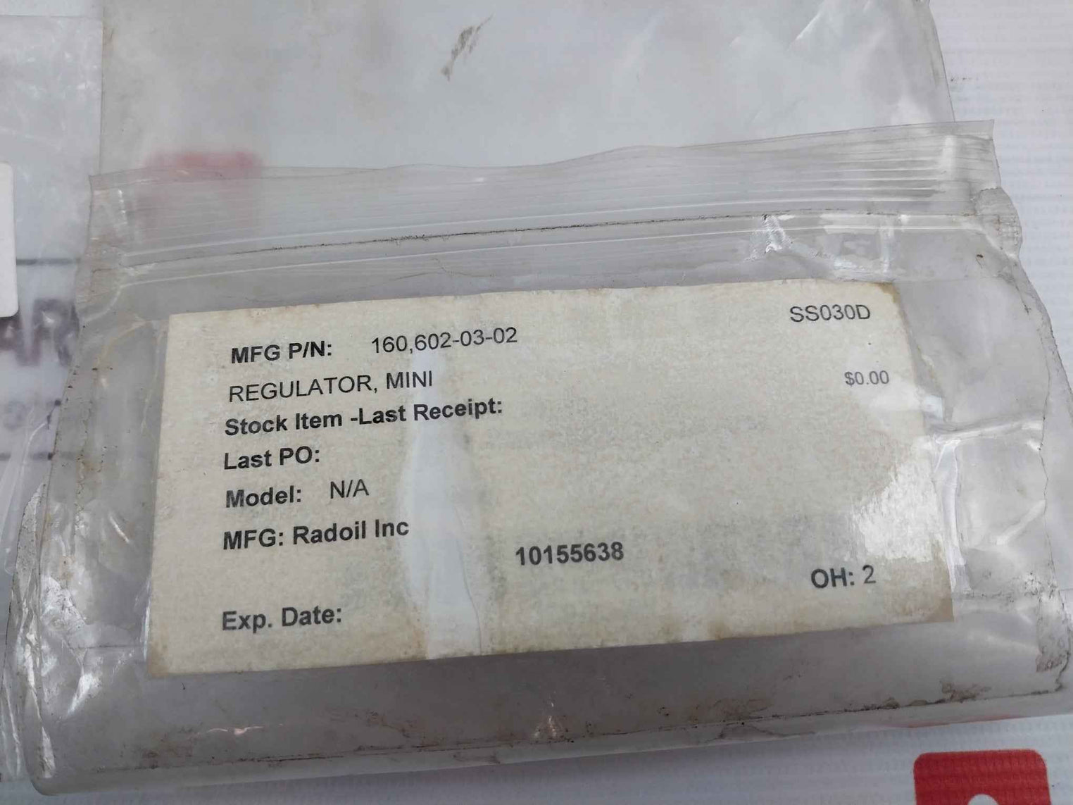 Speedaire 4Zm08 Air Regulator 300 Psig Max 21 Bar Max 160, 602-03-02