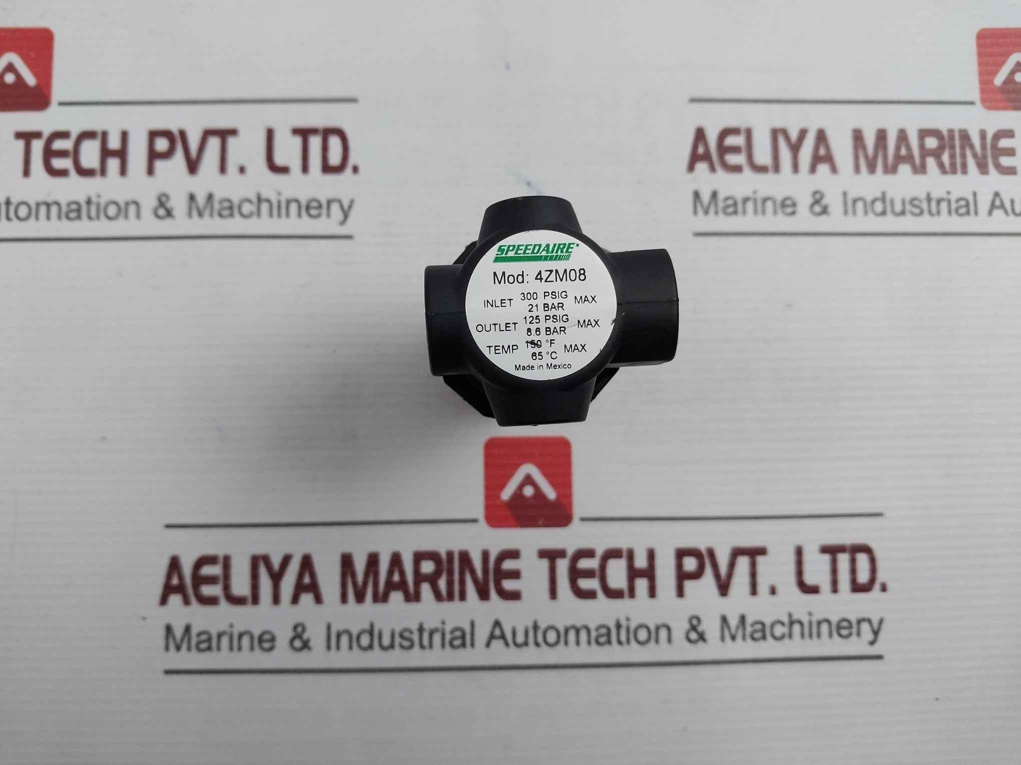 Speedaire 4Zm08 Air Regulator 300 Psig Max 21 Bar Max 160, 602-03-02