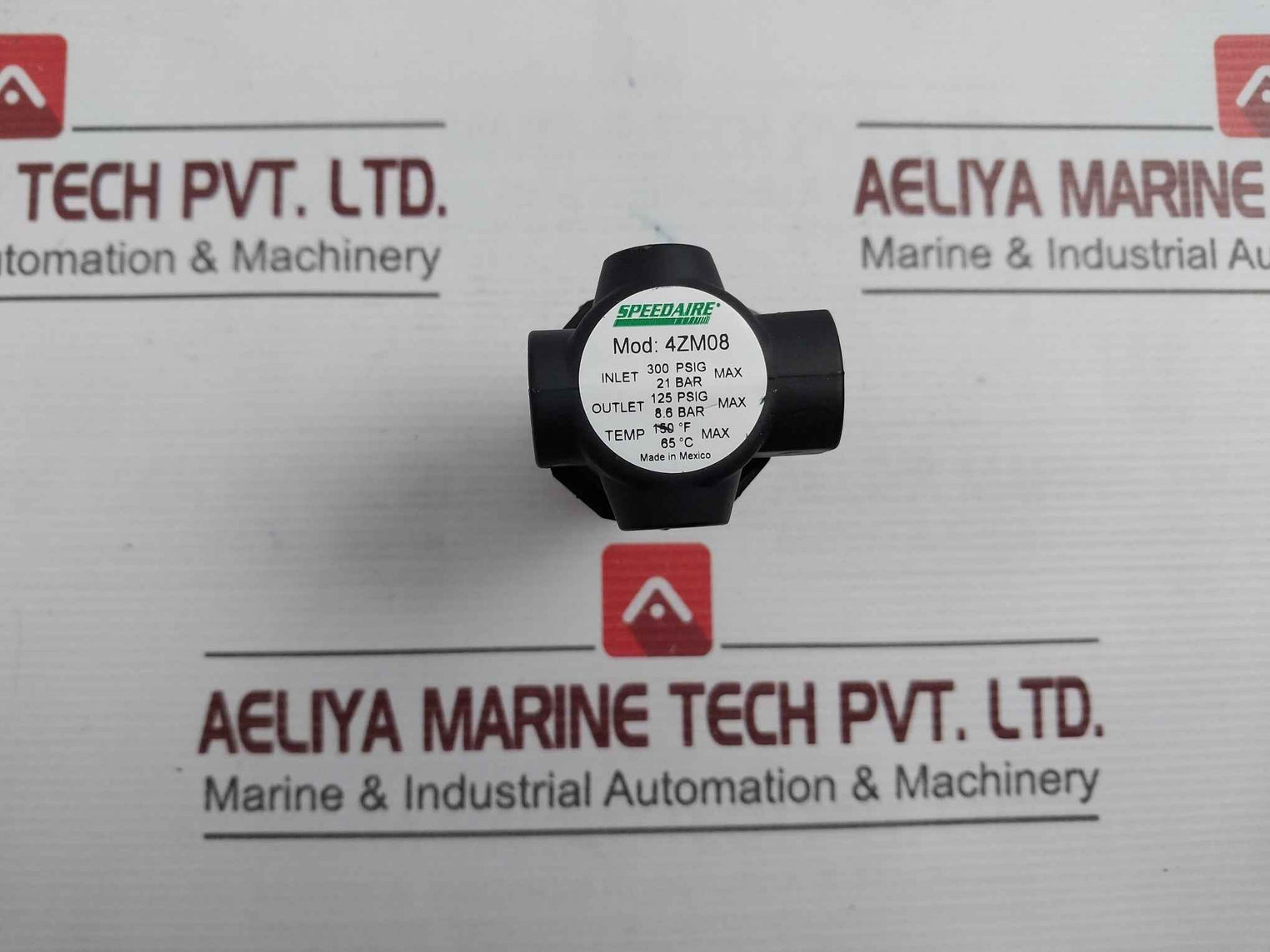 Speedaire 4Zm08 Air Regulator 300 Psig Max 21 Bar Max 160, 602-03-02