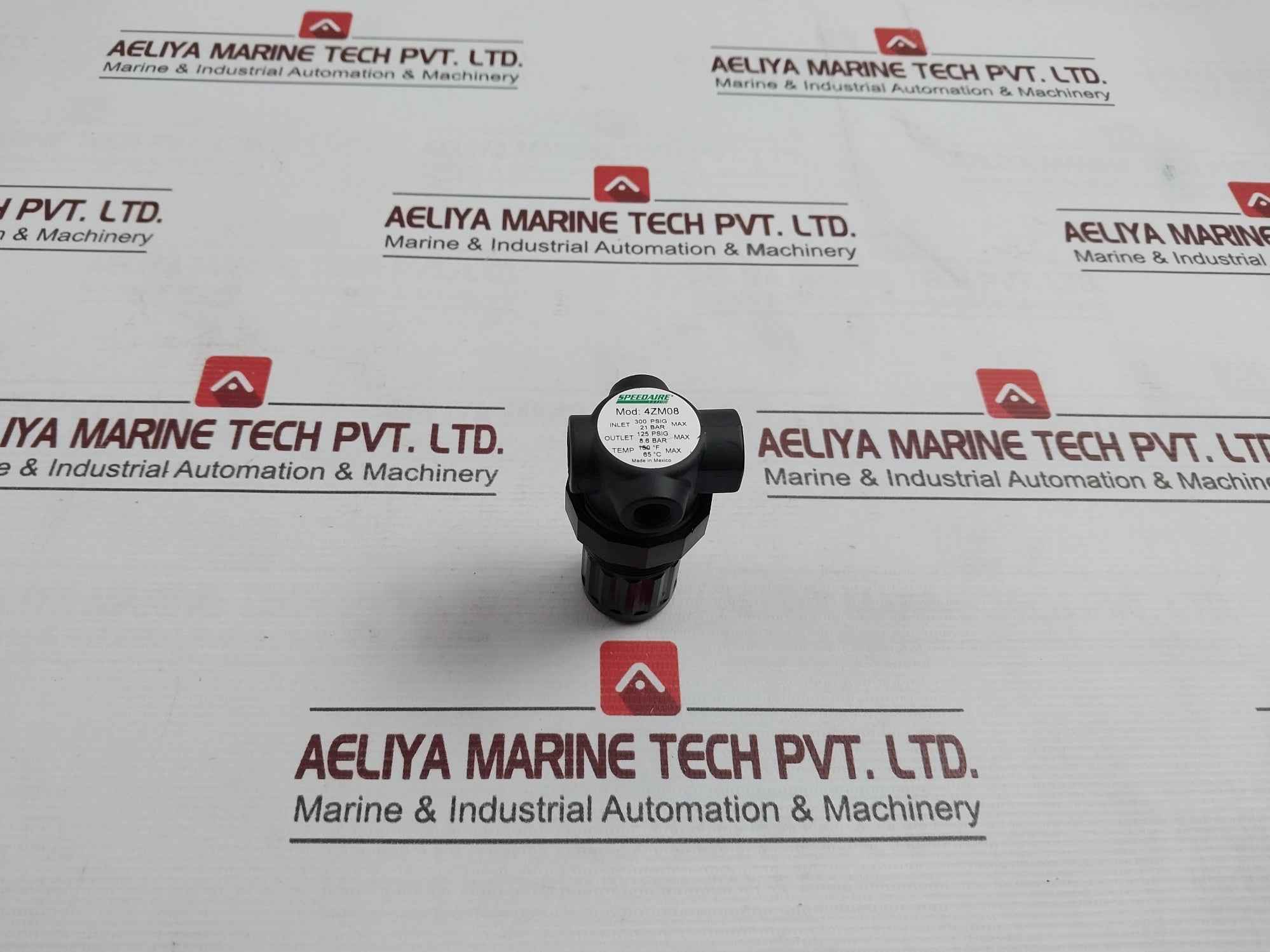 Speedaire 4Zm08 Air Regulator 300 Psig Max 21 Bar Max 160, 602-03-02