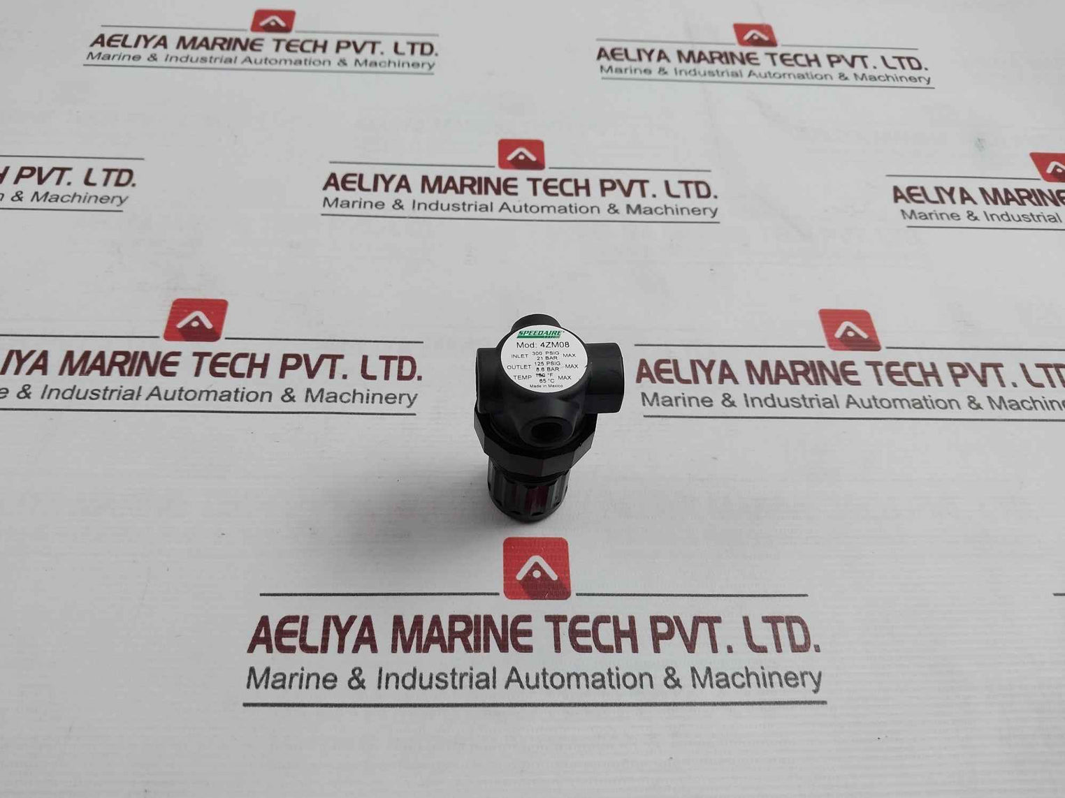 Speedaire 4Zm08 Air Regulator 300 Psig Max 21 Bar Max 160, 602-03-02