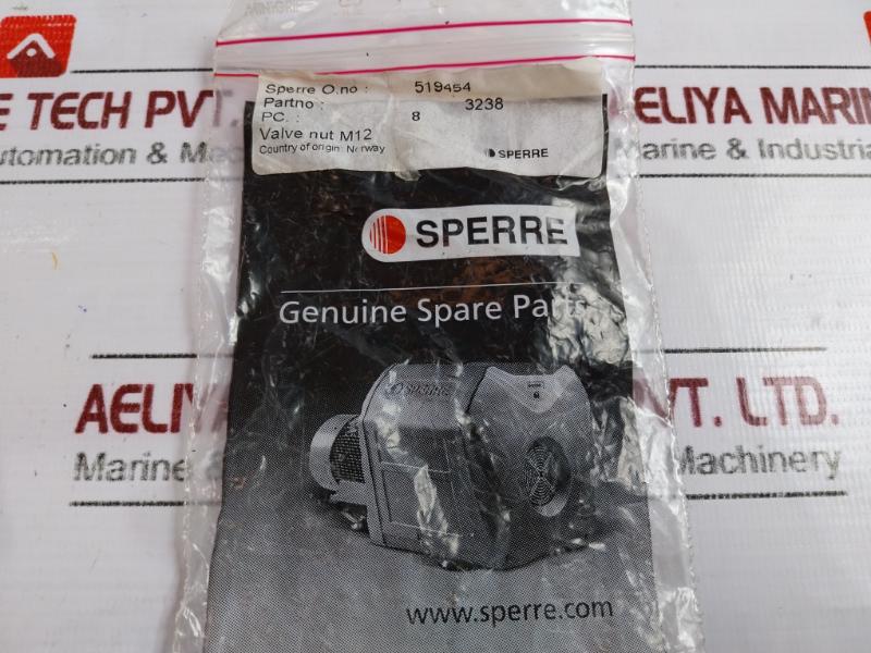 Sperre 1663mk Spare Kit Delivery Valve Hp Copper Gasket Valve Nut M12