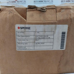 Sperre 3027mk Lp Suction Valve Kit For Hv2/240 Air Compressor