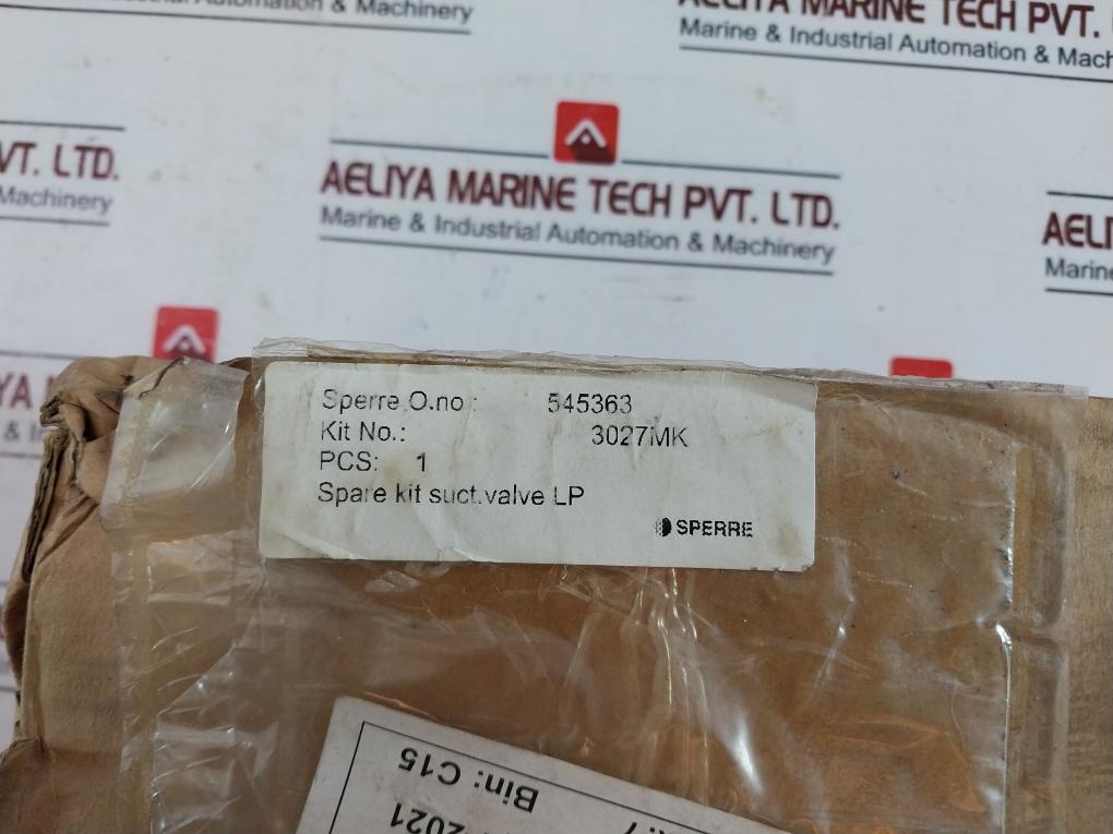 Sperre 3027mk Lp Suction Valve Kit For Hv2/240 Air Compressor