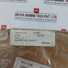 Sperre 3027mk Lp Suction Valve Kit For Hv2/240 Air Compressor