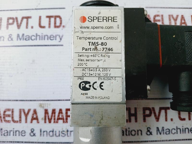 Sperre Tms-80 Temperature Control Switch 7746 200°c