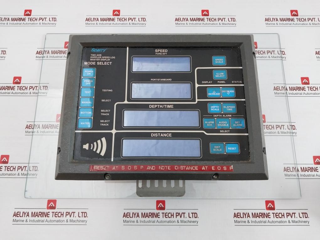 03956-1808104-11 Dual-axis Doppler Speed Log Master Display Unit Sperry Marine