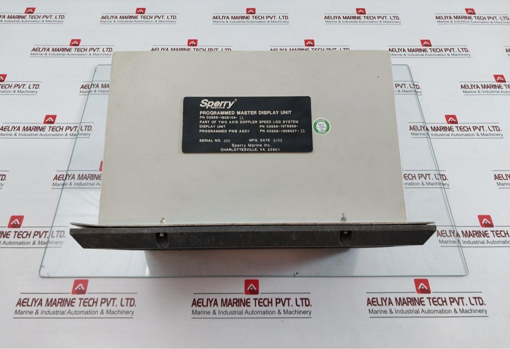 03956-1808104-11 Dual-axis Doppler Speed Log Master Display Unit Sperry Marine