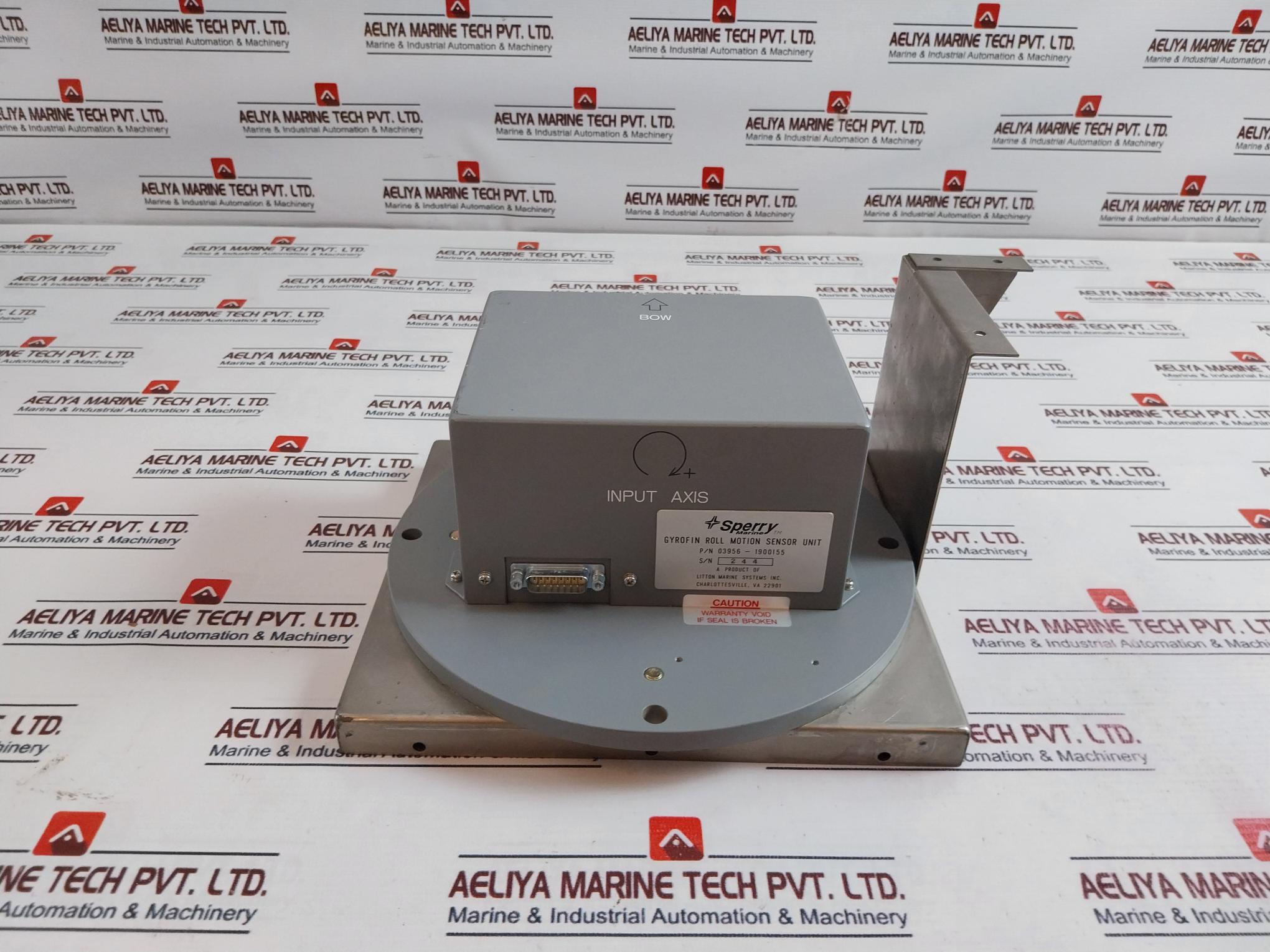 Sperry Marine 03956-1900155 Gyrofin Roll Motion Sensor Unit Used