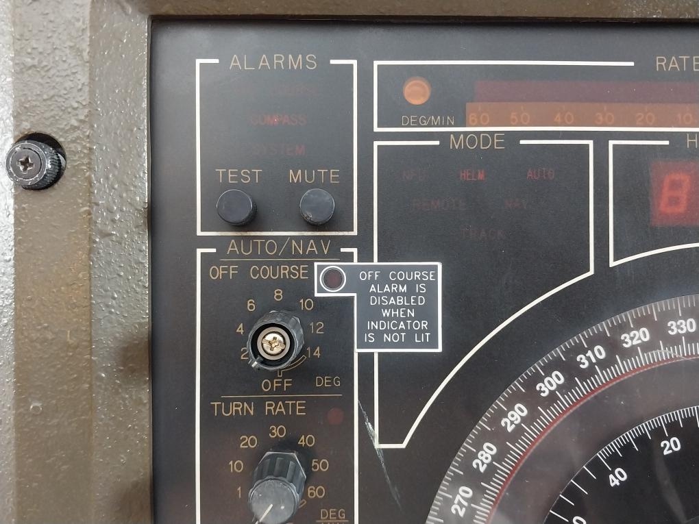 0 To 360 Gyro Repeater Autopilot Steering Control Unit Sperry Marine