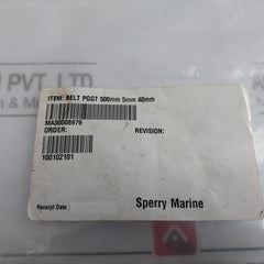 Sperry Marine 5Mr 500 Pulley Belt Pggt 500Mm 5Mm 40Mm