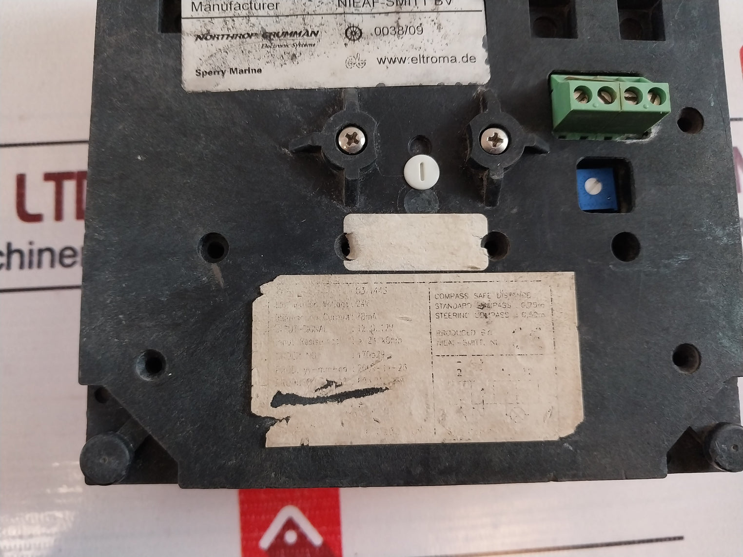 Sperry Marine Klpq 144 Rudder Angle Calibrator 24V 78Ma