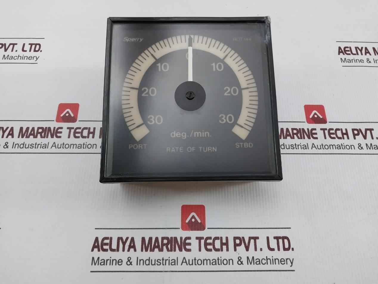 Sperry Marine Rot144 Rate Of Turn Indicator 30-0-30 Deg./Min. 1-0-1 Ma