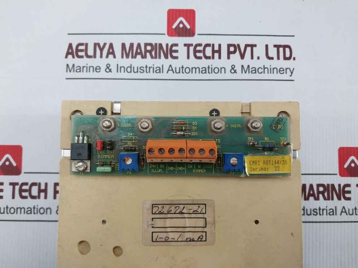 Sperry Marine Rot144 Rate Of Turn Indicator 30-0-30 Deg./Min. 1-0-1 Ma