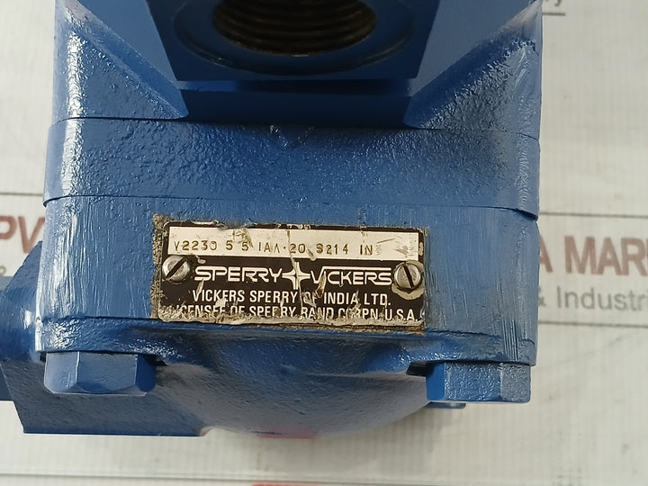Sperry Vickers V2230 5 5 1Aa-20 S214 Inb Industrial Vane Pump