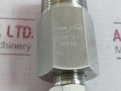 Spir Star Hmf9-nm16 Fittings Quick Disconnects Tubing Valve L0501