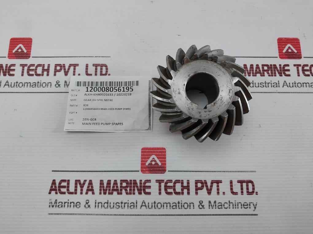 Spiral Bevel Gear For Main Feed Pump X38