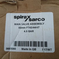 Spirax Sarco Main Valve Assembly Ft43/44/47