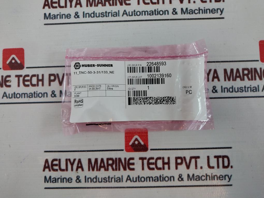 Spm Instrument 22648593 13008 Tnc Watertight Ss Cable Connector Kit