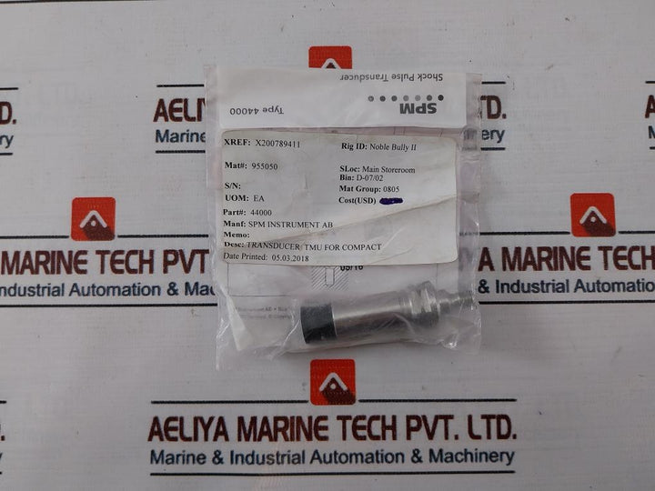 Spm Instrument 44000 Shock Pulse Transducer