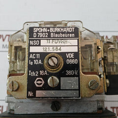 Ns0 11 Fuvrh 121.584 Joystick Controller 10A 380V Ac Spohn+Burkhardt