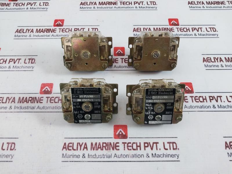 Spohn+Burkhardt Sm 8903-1 Relay Ac 11 Ie: 10A, Ith2: 16A