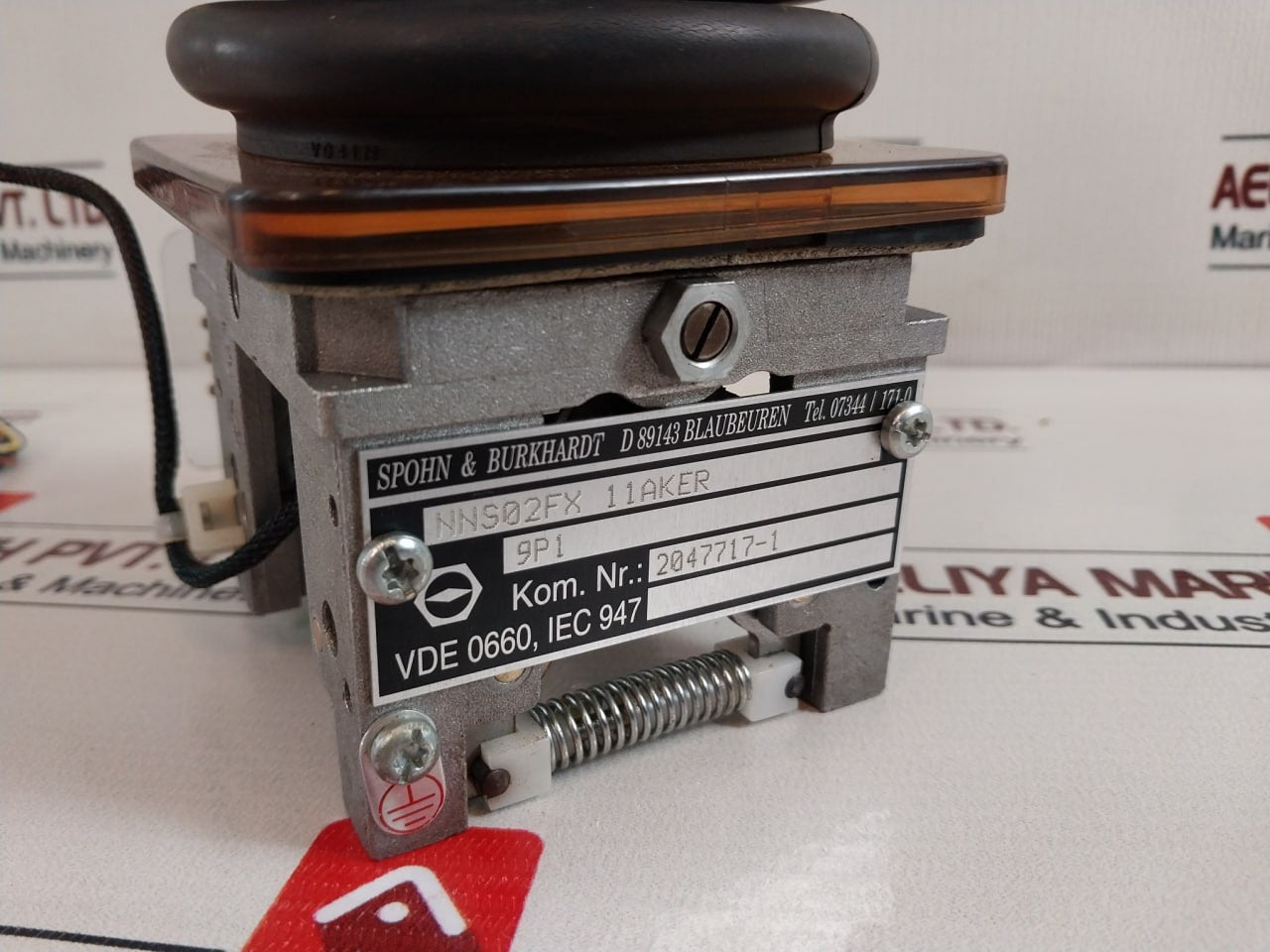 Spohn & Burkhardt Nns02Fx 11Aker Joystick Controller Pw 55/01 An 1573S10-002.011