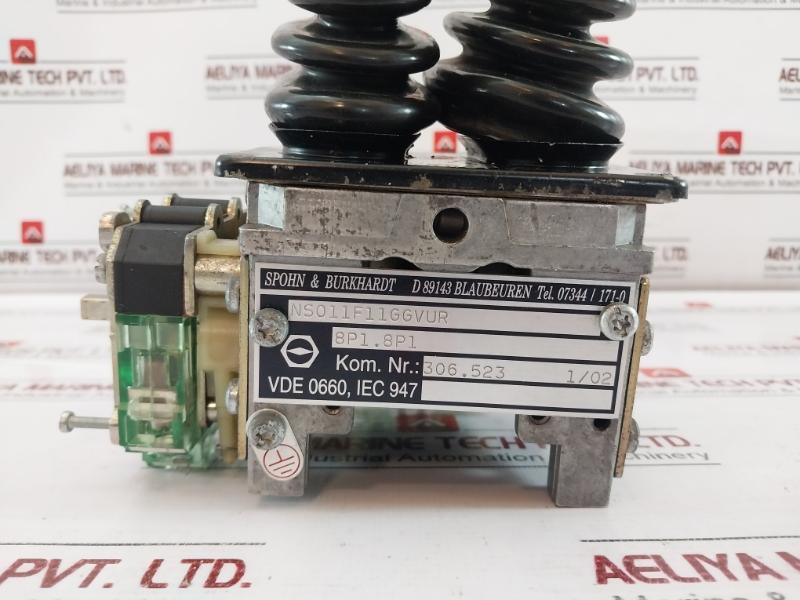 Spohn & Burkhardt Ns011F11Ggvur Joystick Controller Vde 0660 Iec 947
