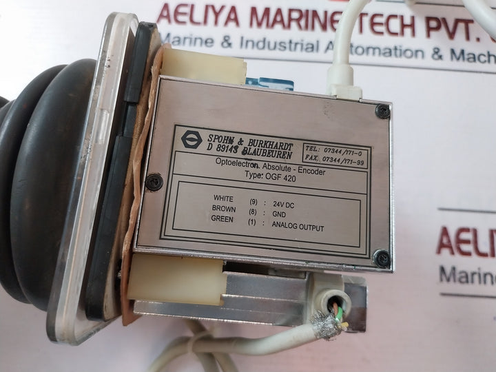 Spohn & Burkhardt Ogf 420 Optoelectron Absolute-encoder 24V Dc