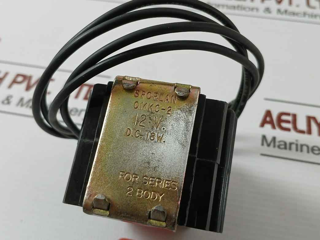 Sporlan Omkc-2 Solenoid Valve Coil 12V Dc 18W