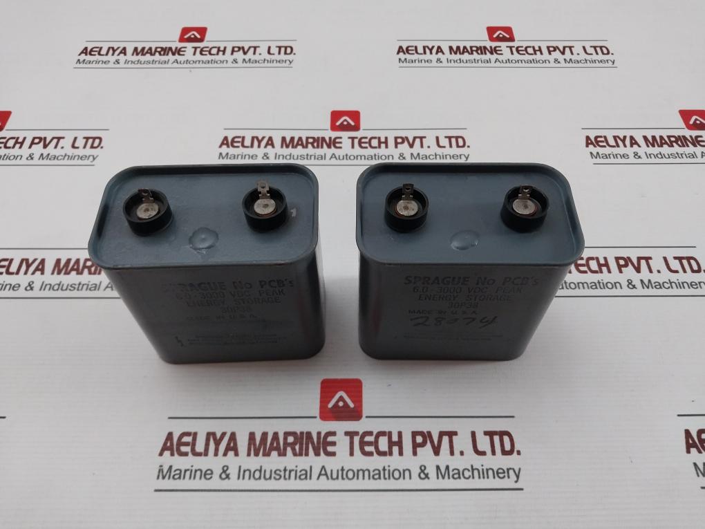 Sprague 30P38 6.0-3000 Vdc Peak Energy Storage